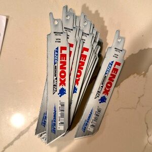 Medium Metal Work Cutting Saw Recip saw Blades - Set of 5